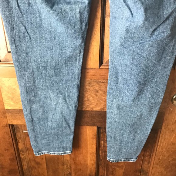 #1 LOFT 5-Pocket Medium Wash Curvy High Waist Skinny Ankle Jeans Size 16 - Picture 9 of 10